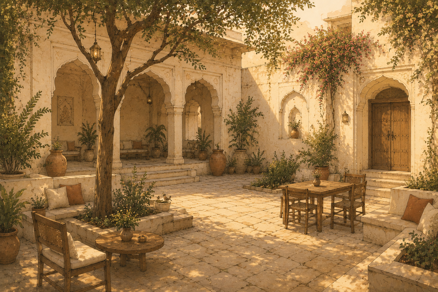 Quiet Courtyard